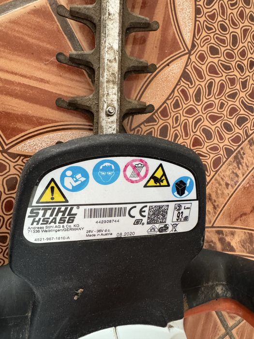 Foarfeca/drujba  taiat gard viu stihl