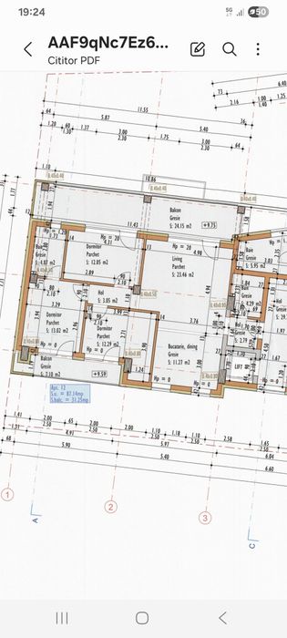 Apartament cu 3 camere strada Câmpina