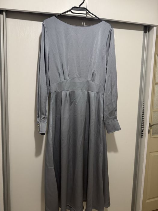 Сива рокля 38 размер