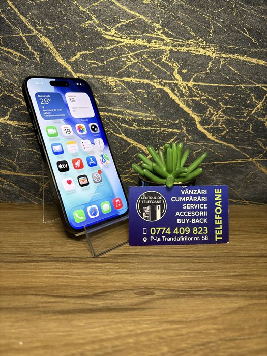 Iphone 15 Pro 256 Gb / Garantie 2 ani Centrul de Telefoane / Rate