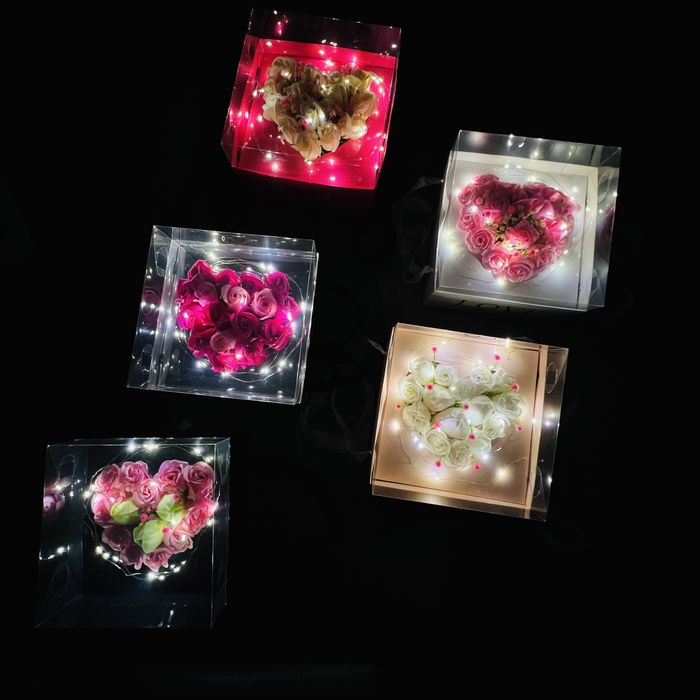 УНИКАЛЕН и красив подарък за любимата жена : Кутия със сапунени рози