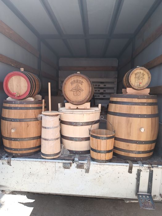 Butoaie din esență Salcâm,Stejar,Dud