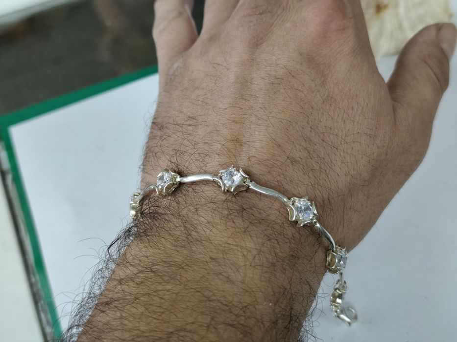 Сребърна гривна 925