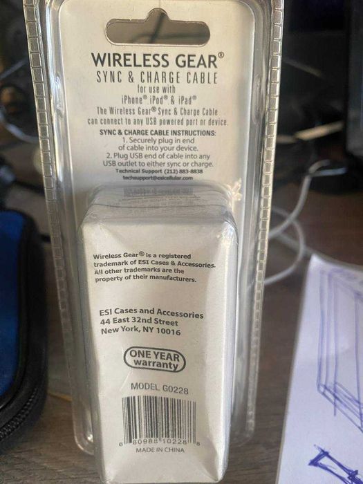 Кабель для зарядки и данных 3 метра.Для старых айфонов и айпадов