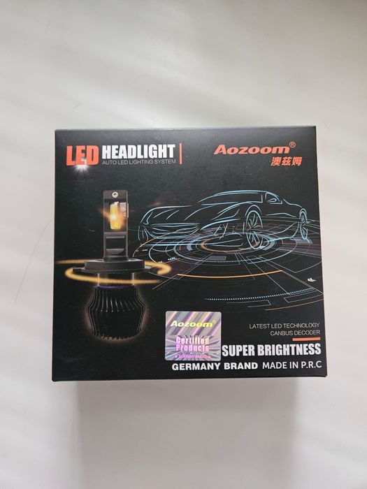 Автолампа Aozoom H11 - 2 шт. Противотуманки, ДХО, ближний
