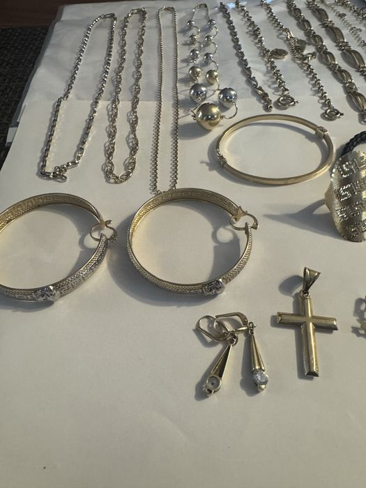 Bijuterii din aur de 14ka lanturi brarari inele