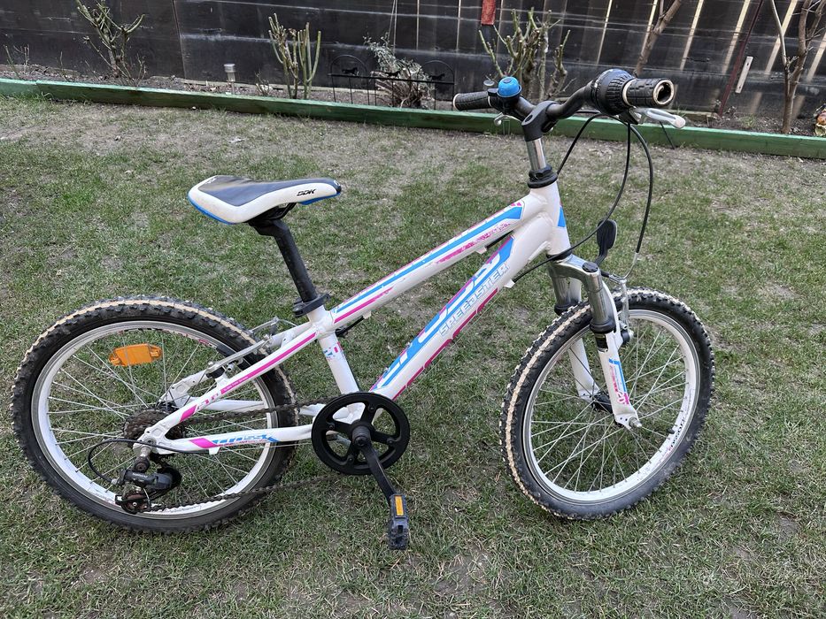 Bicicleta copii Cross Speedster, 20 inch, alba