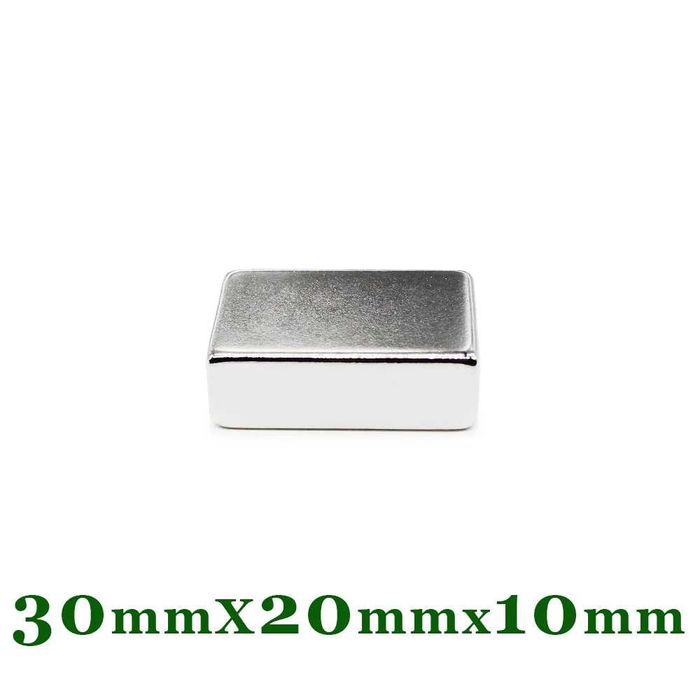 30x20x10mm неодимов МАГНИТ N52, magnit, neodimov, магнити, magnet
