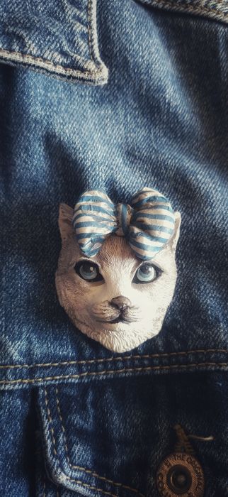 Брошь Кошка Лу-Лу