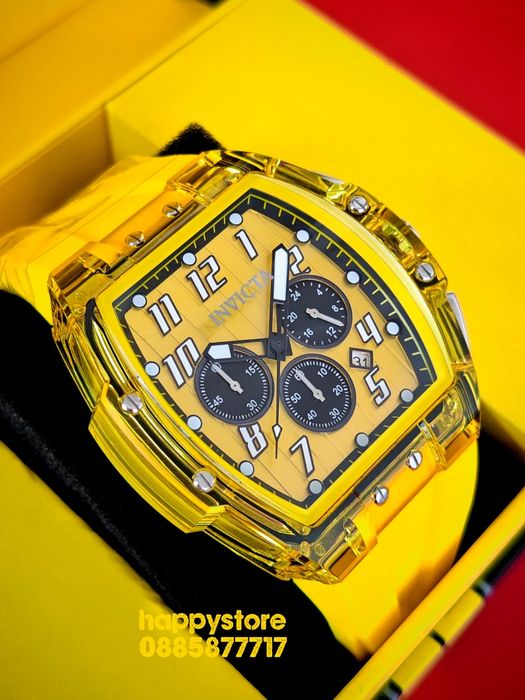 INVICTA Ghost Yellow 47 mm, Инвикта нов ръчен часовник