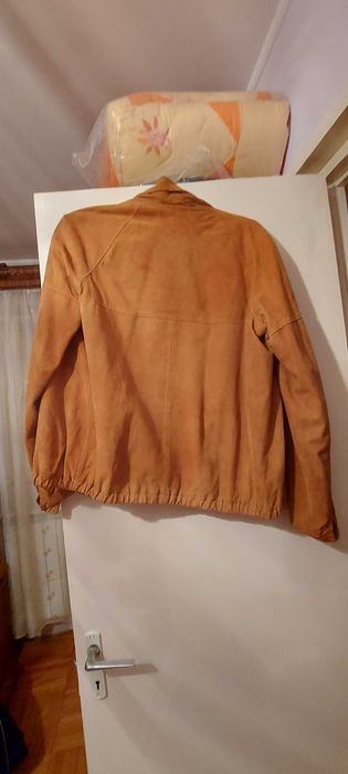 Geacă piele întoarsă damă