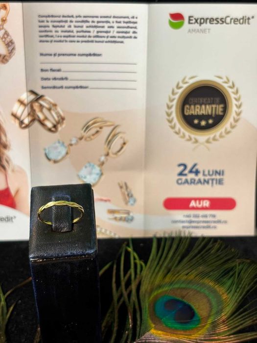 Inel aur 14k 0.92g (B.61568-Tatarasi) Garantie 2 ani-460 lei