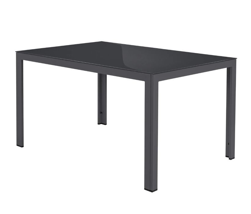 Алуминиева стъклена маса за навън