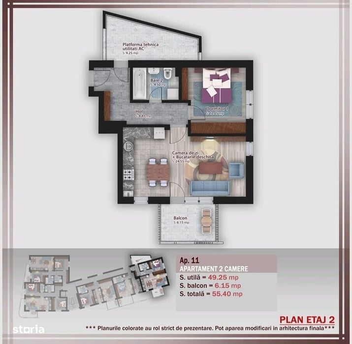 Vanzare apartament Stefan cel Mare direct dezvoltator — fotografia 3