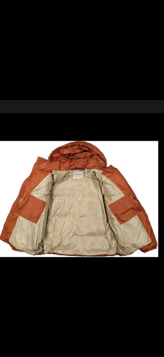 Geaca iarna cu puf, originală GANT,D1 shiny puffer, culoare ocru L -XL