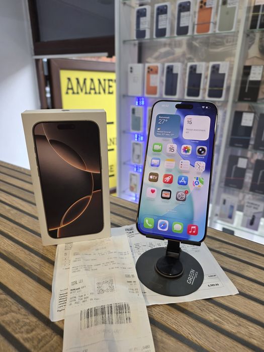 iPhone 16 Pro Max 256GB. IMPECABIL !! 12 luni Garantie