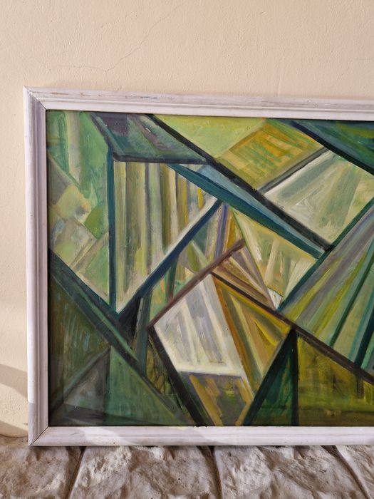 Венко Петров масло автор Кюстендил платно композиция