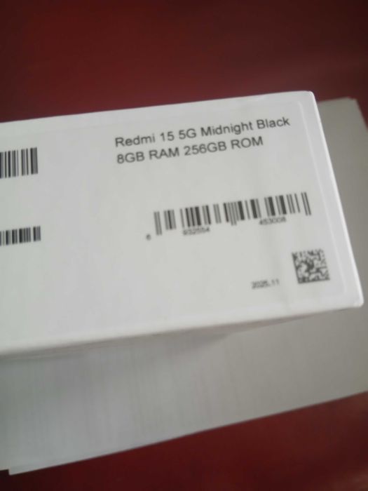 Vând tel.xiaomi Redmi 15. 5G. 8GB.ram. 256Gb