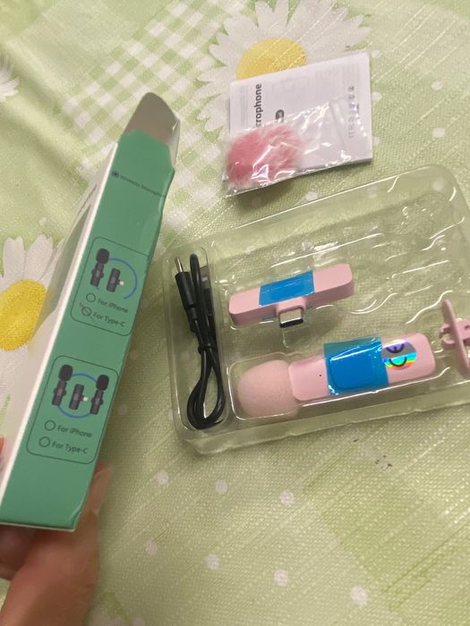 Безжичен микрофон за мобилен телефон