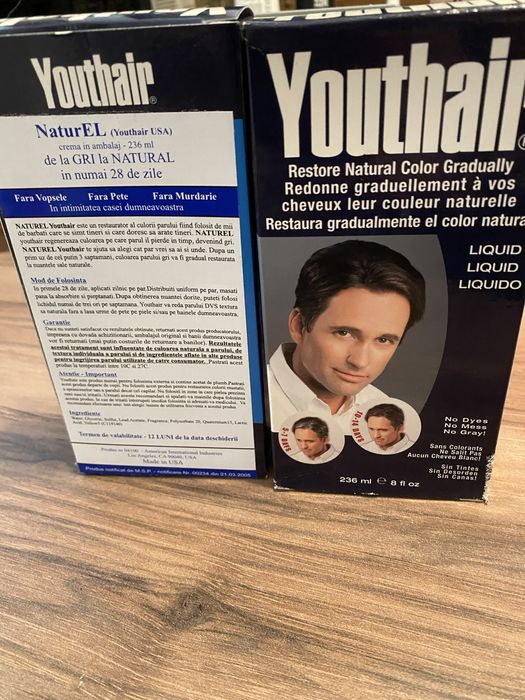 Youthair lichid pentru setaurarea culorii parului