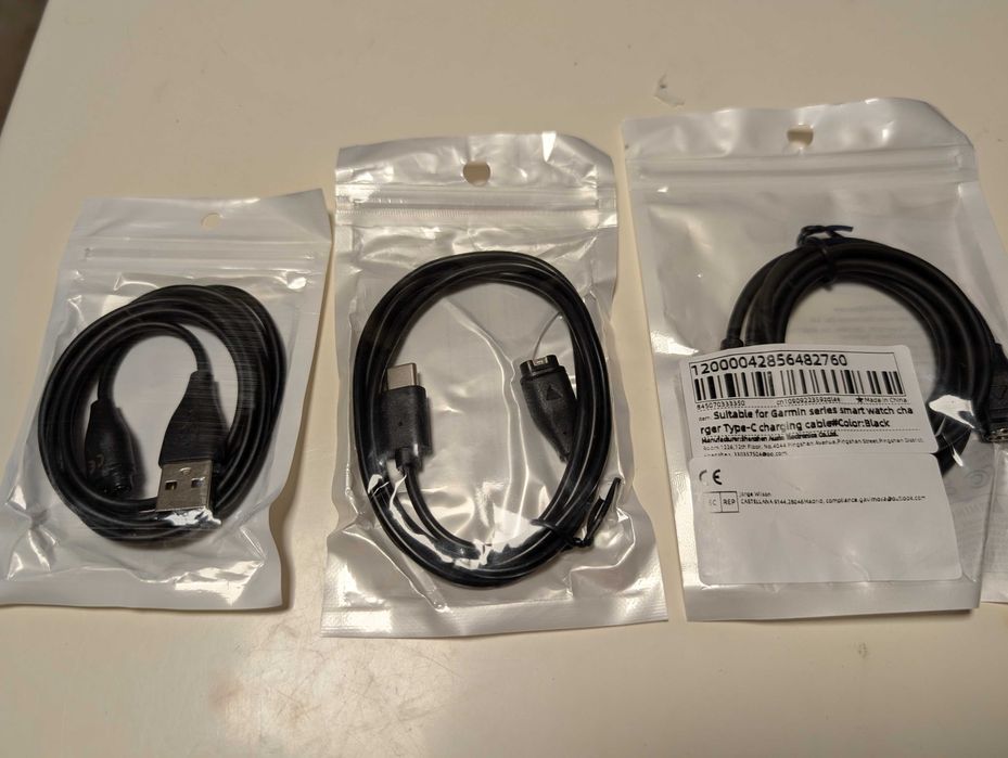 Новзаряден кабел Garmin часовник - fenix 5, 6 s x 7x, forerunner