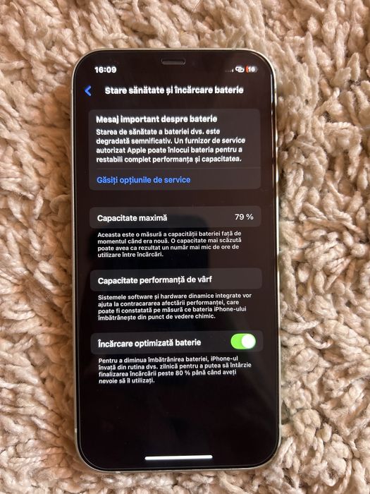 Iphone 12 - Ideal pentru piese/Uitilizarea pe Wi-Fi(problema placa de baza)
