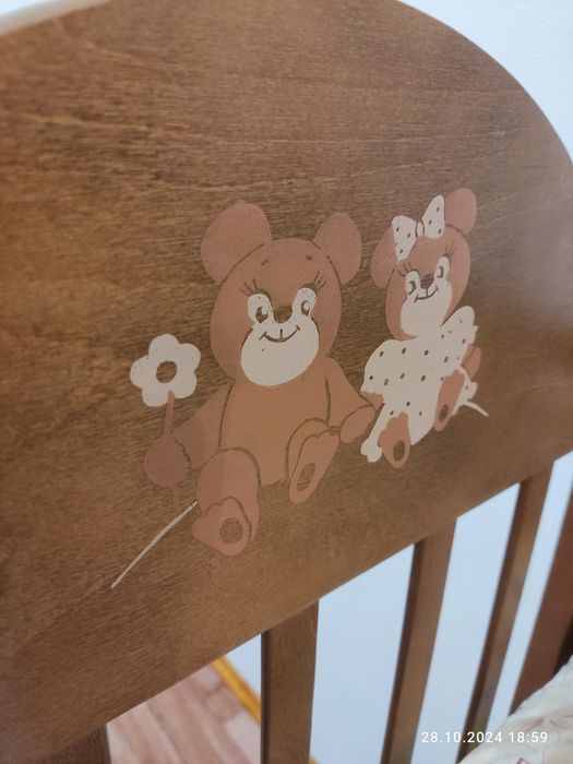 Манеж - качалка. Массив березы.