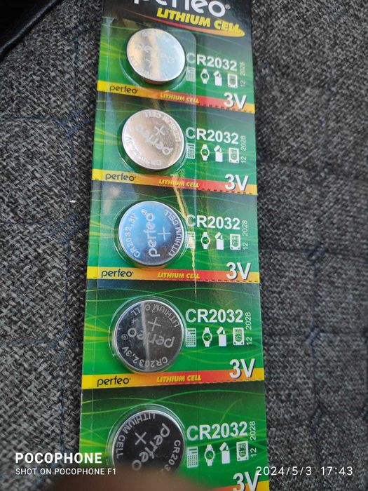 Батарейки Perfeo cr 2032