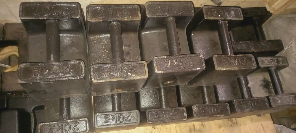 Tarozi toshlar 20kg lik zavod gost sitandart talablariga  javob beradi