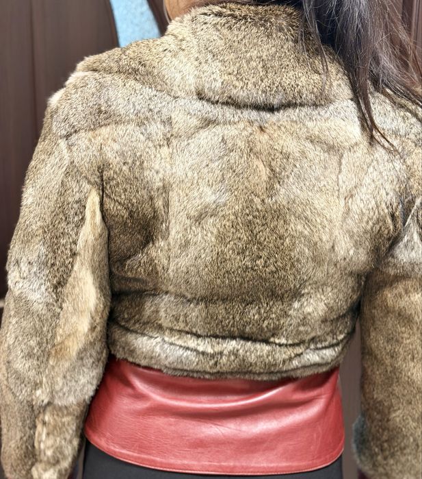 Jachetă scurtă din blană naturală Primo Pelo, Made in Italy