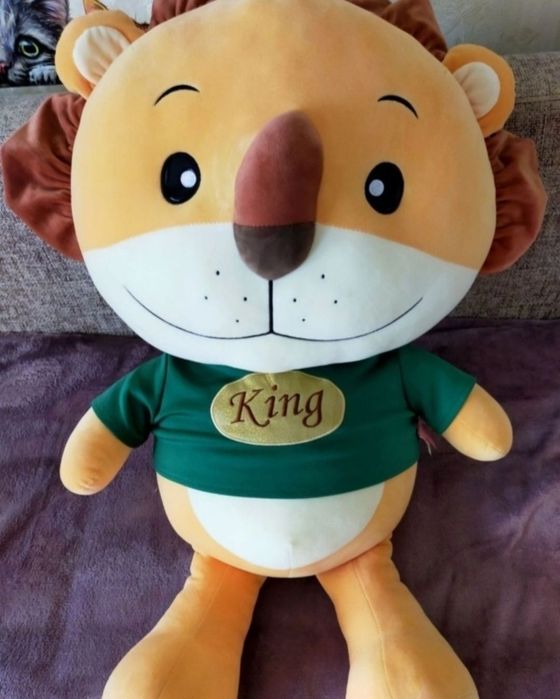 Игрушка-подушка лев