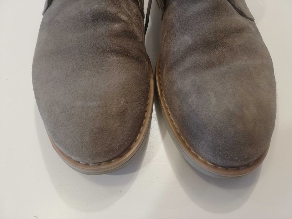 Pantofi piele intoarsa cu siret Nero Giardini 41 gri