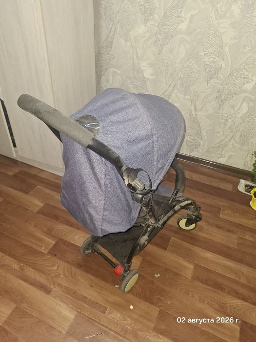 Коляска + автолюлька + стульчик для кормления