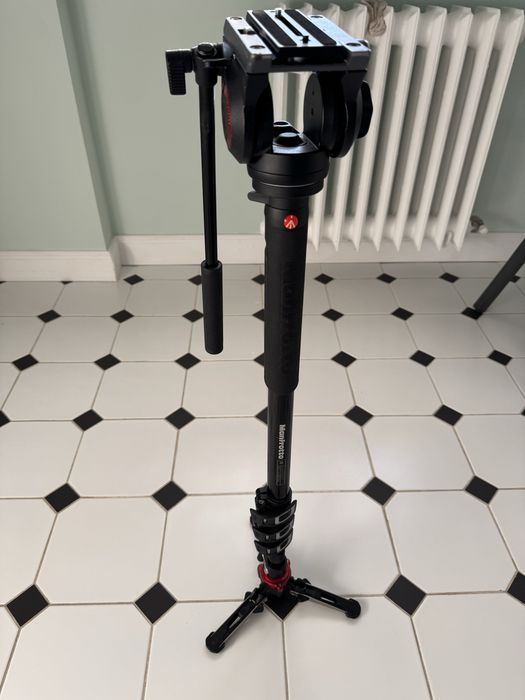 Monopied Manfrotto MVMXPRO500 + Cap Fluid + Accesorii
