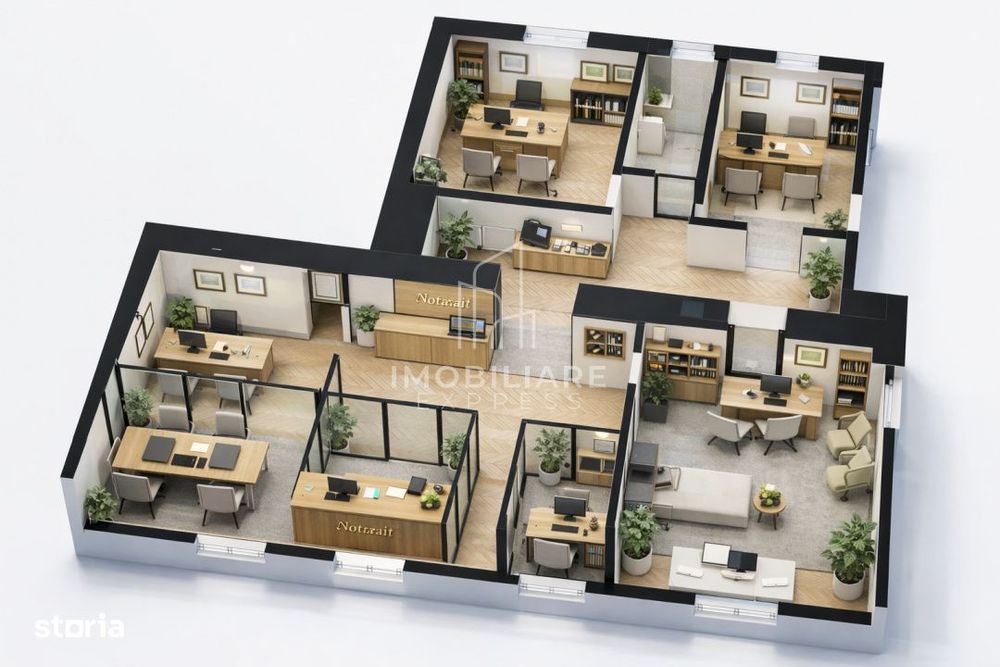 Spatiu birouri parter stradal potential Comercial