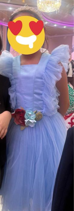 голубые платья для девочек