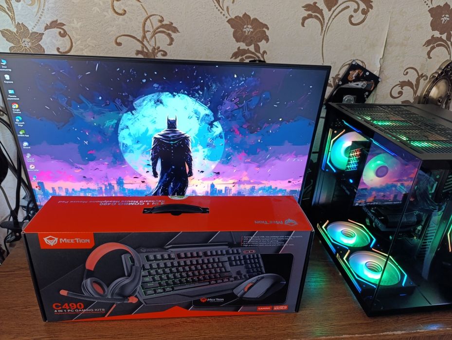 Мощный Мега компьютер в комплекте! RTX SSD HDD