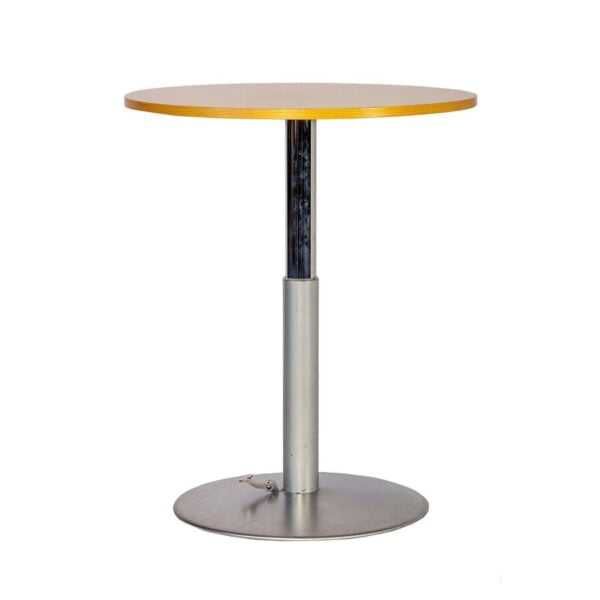 Masa  rotunda reglabila pe inaltime  producator  Haworth