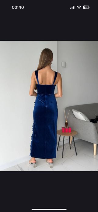 Платье корсетное велюровое