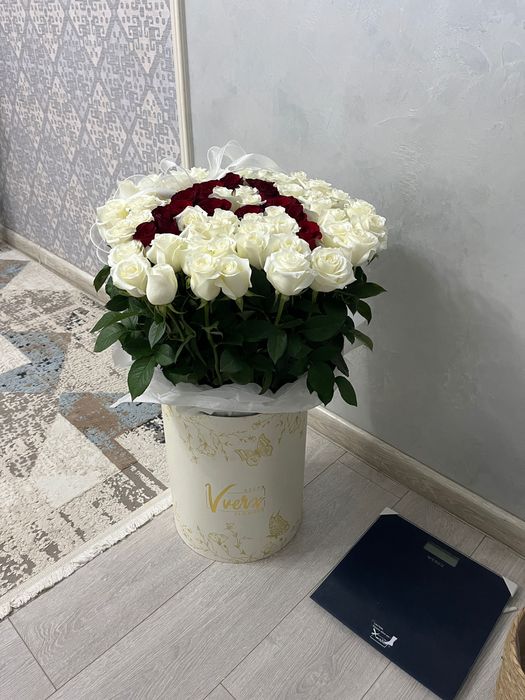 Роза букет свежие