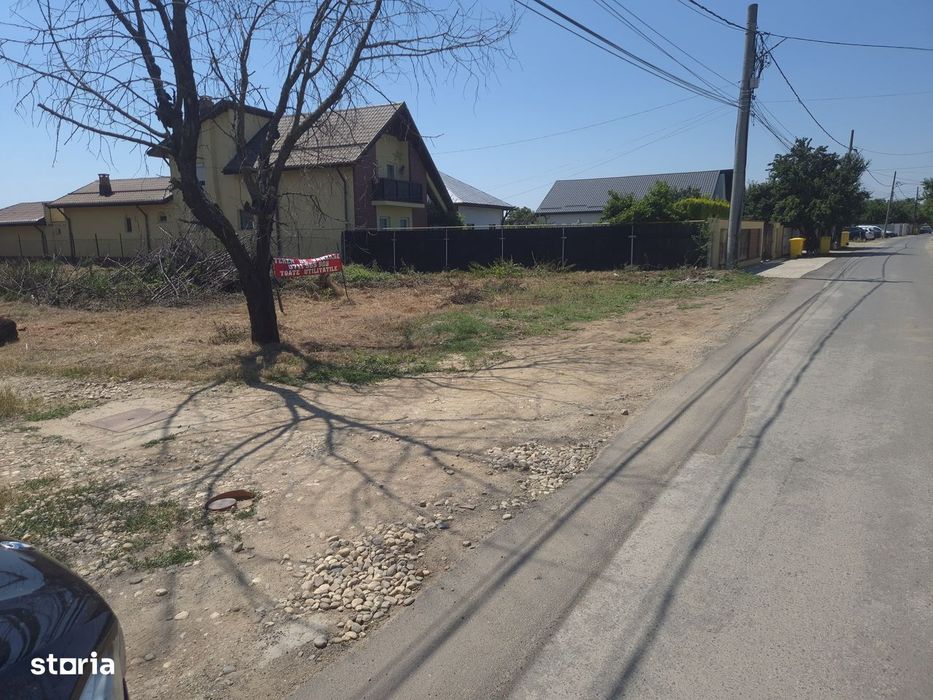 Teren intravilan de vânzare, utilități disponibile