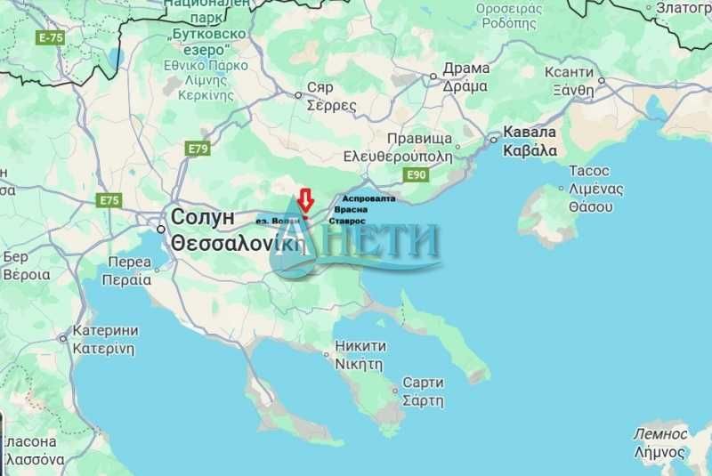 Парцел 2500м2+119маслинови дървета Волви Аспровалта Гърция, полив.с-ма