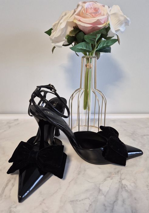 Обувки с панделки "ZARA"