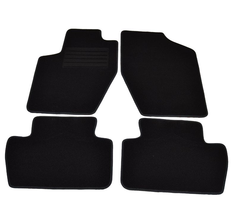 Covorase mocheta Peugeot 307 3usi 6/2001-8/2007 5 usi 6/2001-08/2008 si SW/Combi 6/2001-08/2008 Negru, set de 4 bucati