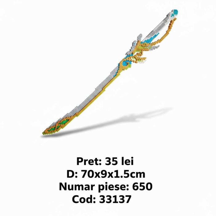 Jucarii tip Lego - Arme, Sabii, Mitraliere, Pusca