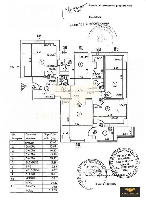 Apartament 5 camere Victoriei | Imobil 1991