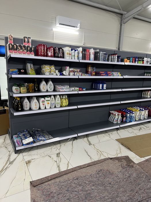 Rafturi metalice gri antracit NOU