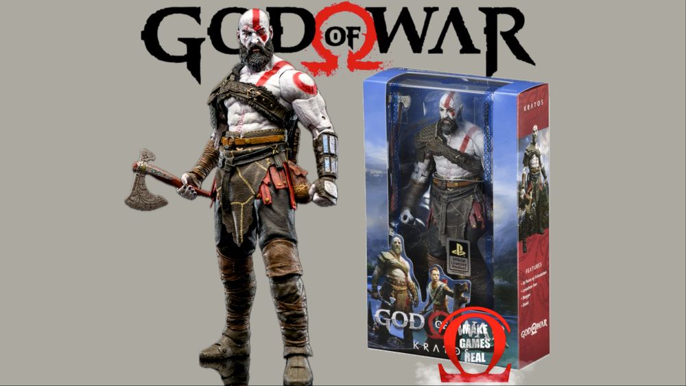 Екшън фигура God of War - Kratos 2018