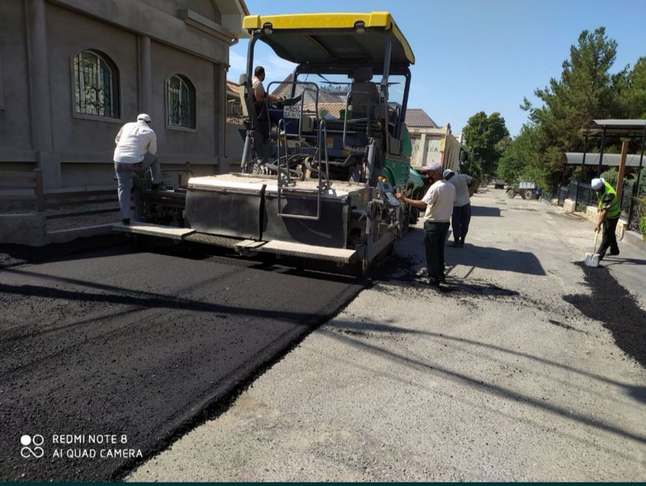 Асфальт хизматлари бор сифатига 3 йил гарантия берилади