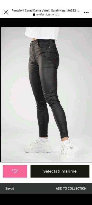 Pantalon imitație piele